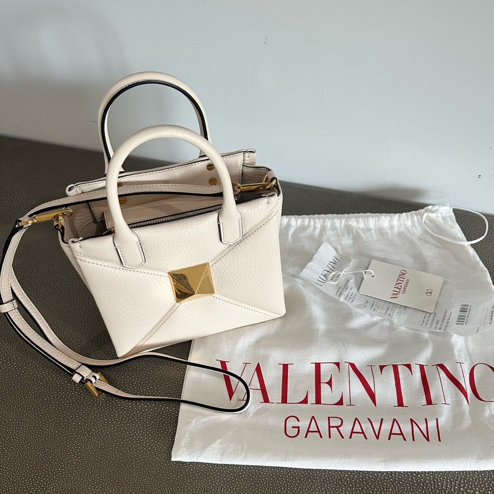 Valentino Garavani One Stud small leather tote